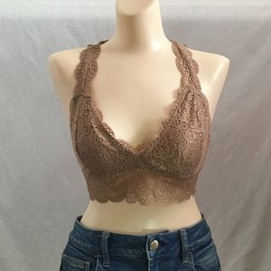 Lace Bralette Mocha